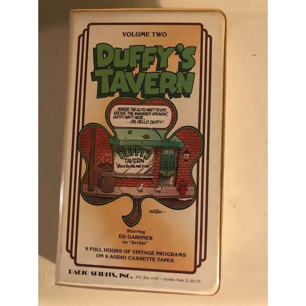 Radio Spirits Duffy’s Tavern - Vol. 2 6 Cassette 9 Hours Old Time Radio Vintage